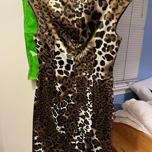 Leopard print dress